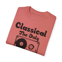 (Música)Camiseta unisex teñida en prenda