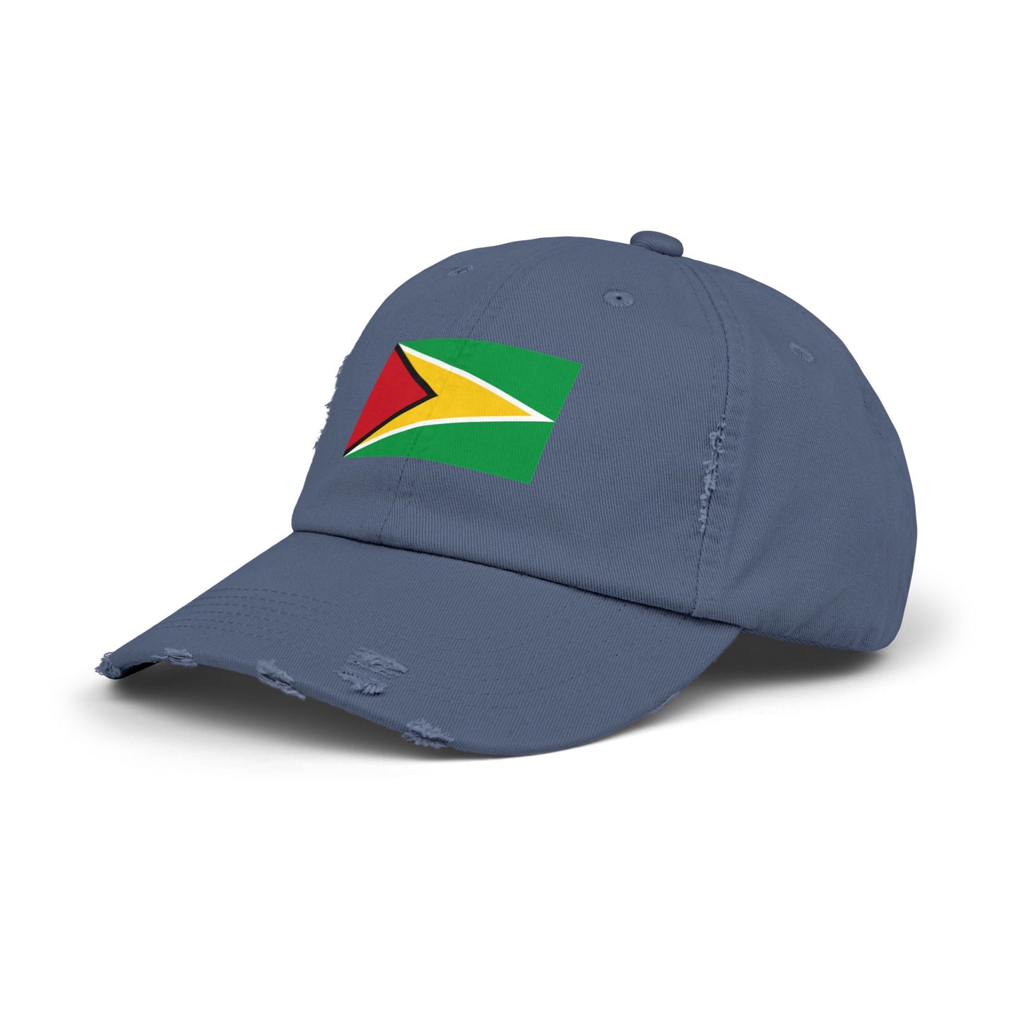 Guyanese Pride Distressed Cap | Unisex Flag Hat for Festivals, Sports, Casual Wear, Gifts, and Celebrations