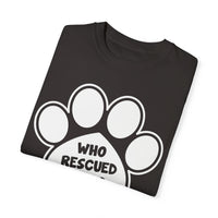 Unisex-T-Shirt aus stückgefärbtem Material