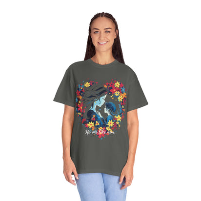 Camiseta unisex teñida con toque artístico (Madre)