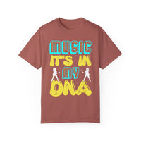 (Música)Camiseta unisex teñida en prenda