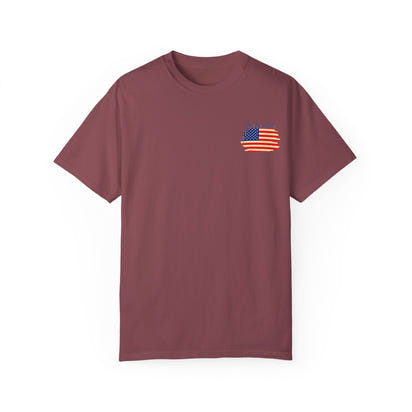 American Patriot Unisex Garment-Dyed T-shirt 9
