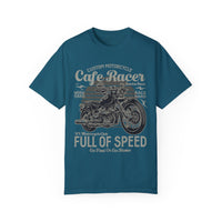 (Motorrad) Unisex-T-Shirt, stückgefärbt