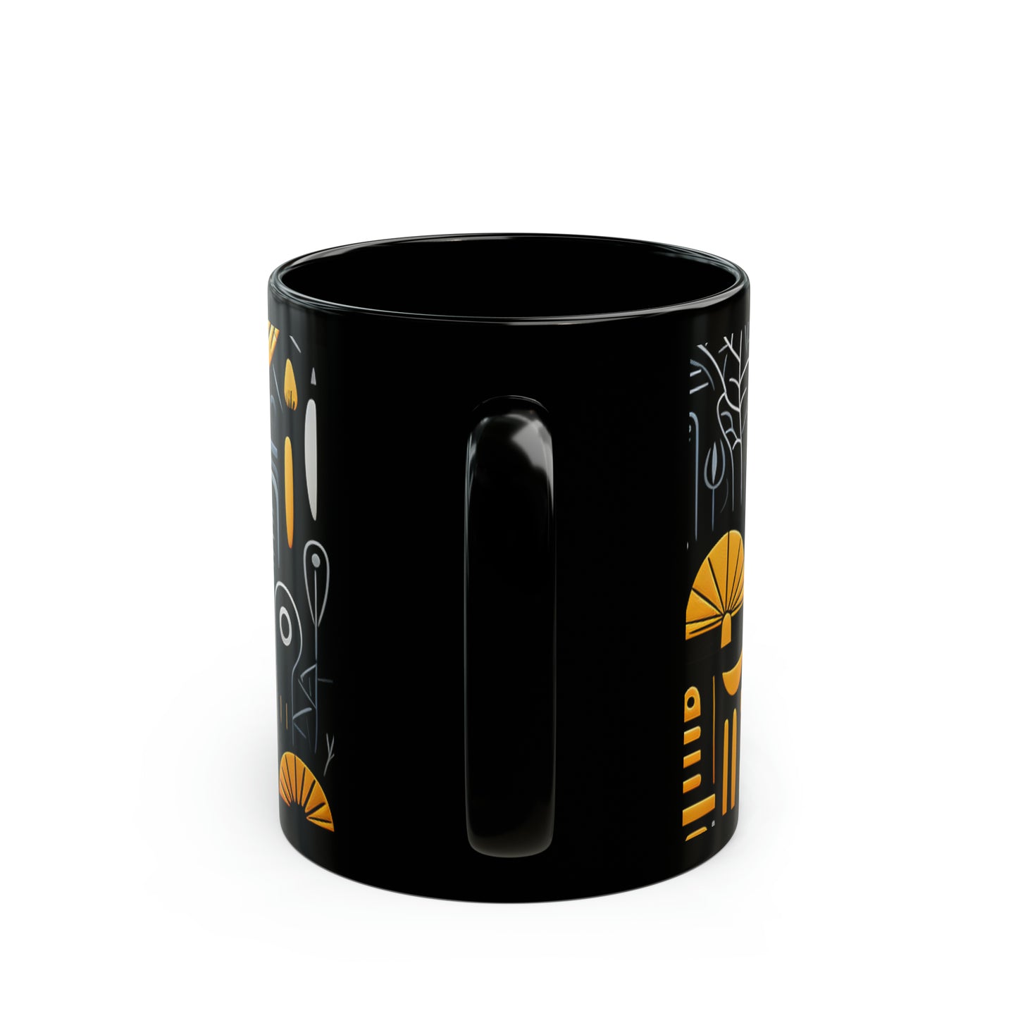 Mug artistic touch ceramic mug 11oz.