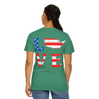 American Patriot Unisex Garment-Dyed T-shirt 9