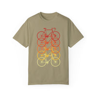 Unisex-Fahrrad-T-Shirt, stückgefärbt