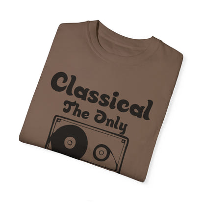 (Música)Camiseta unisex teñida en prenda