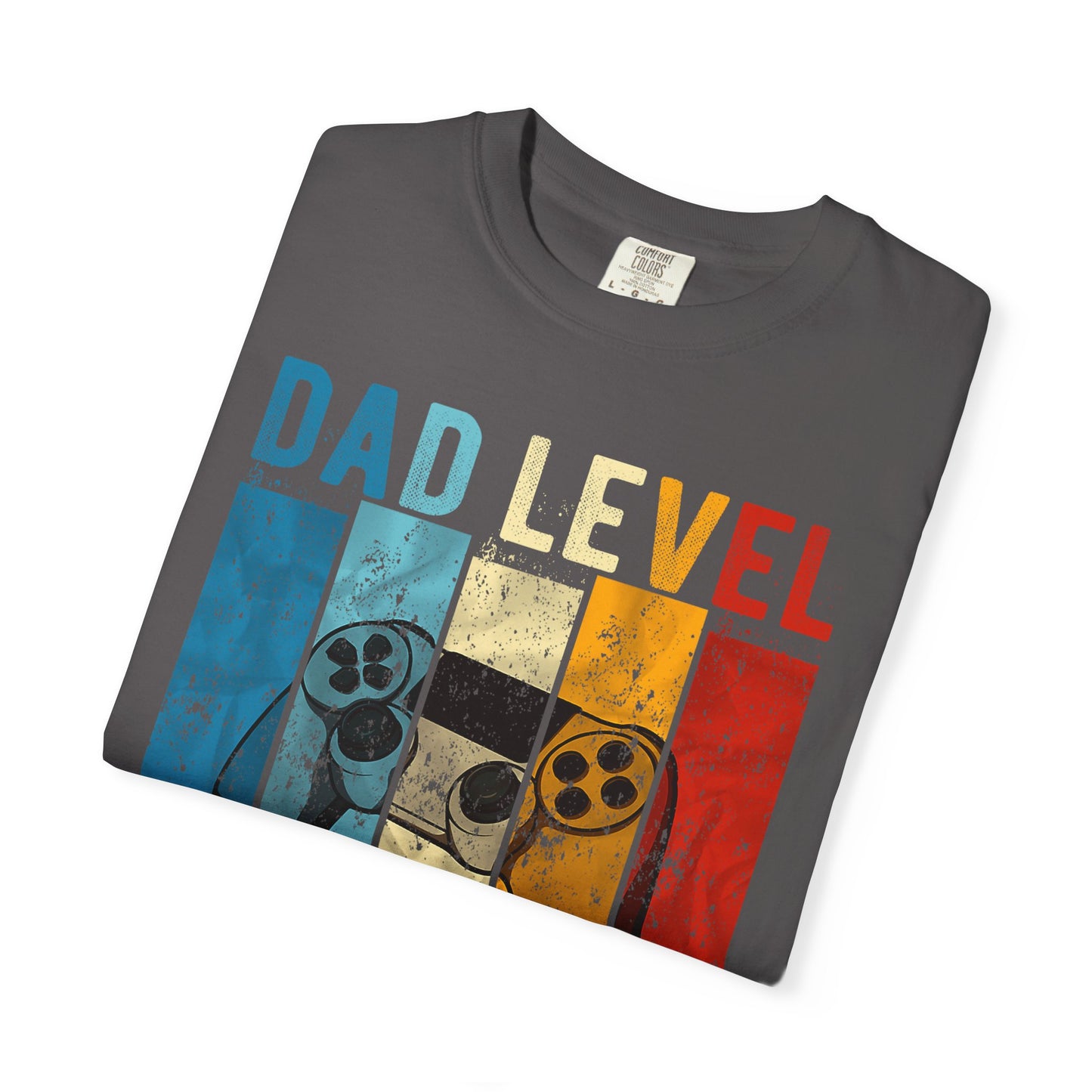 „Dad Level Unlocked“-T-Shirt, Gaming-Shirt, Unisex-Shirt, Vatertagsgeschenk, Gamer-Papa-Kleidung