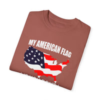 Militärisches Unisex-T-Shirt, stückgefärbt