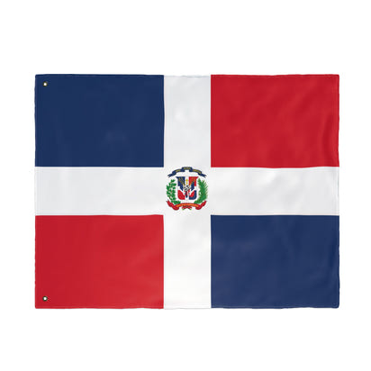 Bandera de República Dominicana de doble cara, decoración de exteriores, barbacoa de verano, orgullo nacional, hogar y jardín, eventos deportivos, regalos