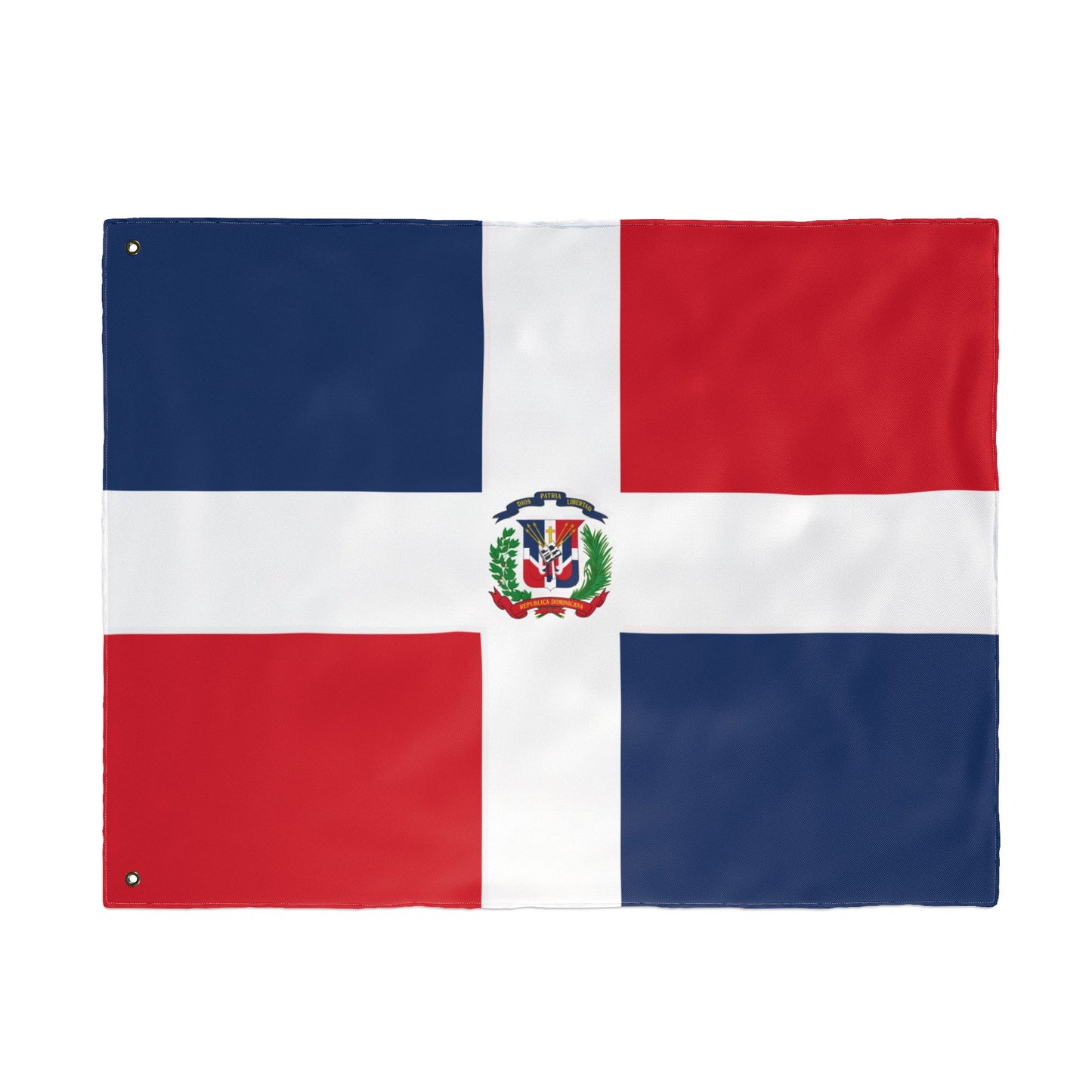 Bandera de República Dominicana de doble cara, decoración de exteriores, barbacoa de verano, orgullo nacional, hogar y jardín, eventos deportivos, regalos