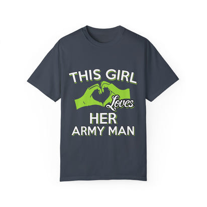 Militärisches Unisex-T-Shirt, stückgefärbt