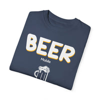 Unisex-T-Shirt mit Alkohol-Motiv, stückgefärbt