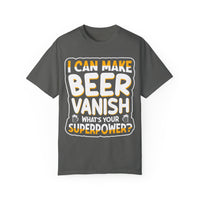 Unisex-T-Shirt aus stückgefärbtem Material