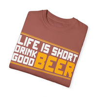 Unisex-T-Shirt aus stückgefärbtem Material