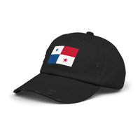 Panama-Flagge-Cap im Used-Look, Unisex-Freizeitmütze, Outdoor-Ausrüstung, Geschenk für Reisende, Sommeraccessoire, Sportmütze