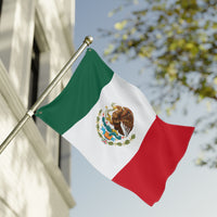 Mexikanische Doppelflagge, farbenfrohe Heimdekoration, Gartenparty-Dekoration, Festtagsgeschenk