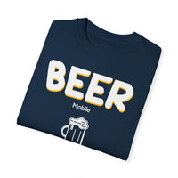 Unisex-T-Shirt mit Alkohol-Motiv, stückgefärbt