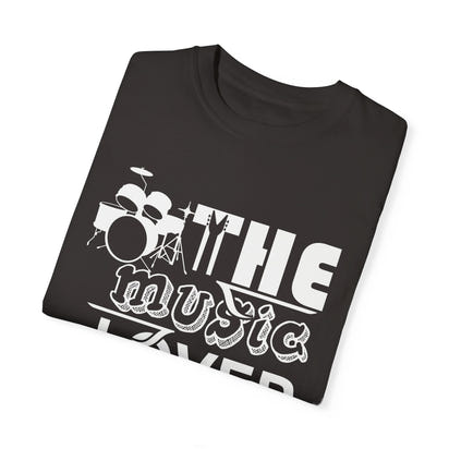 (Música)Camiseta unisex teñida en prenda