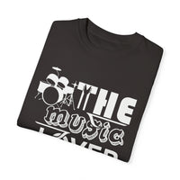 (Música)Camiseta unisex teñida en prenda