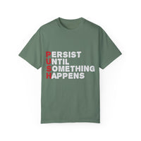 Unisex-T-Shirt aus stückgefärbtem Material