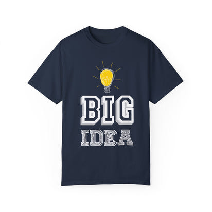 Unisex-T-Shirt aus stückgefärbtem Material