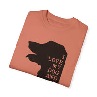 Unisex-T-Shirt aus stückgefärbtem Material