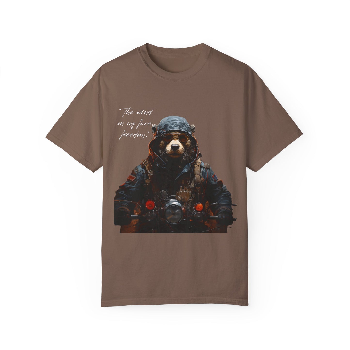 Artistic touch (Motorbike) Unisex Garment-Dyed T-shirt