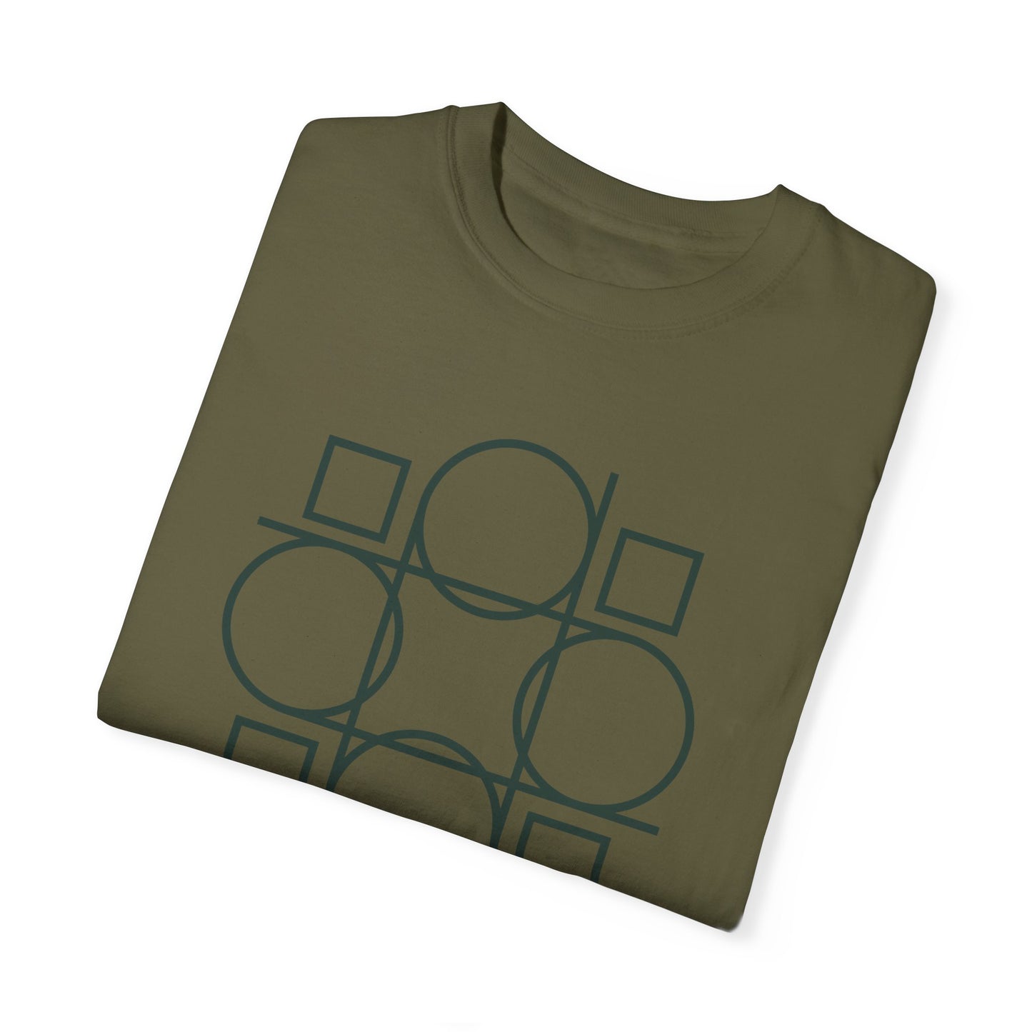 Geometry Unisex Garment-Dyed T-shirt