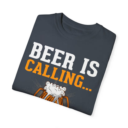 Unisex-T-Shirt aus stückgefärbtem Material