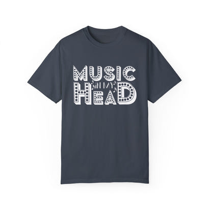 (Música)Camiseta unisex teñida en prenda