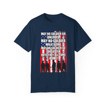 Militärisches Unisex-T-Shirt, stückgefärbt
