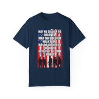 Militärisches Unisex-T-Shirt, stückgefärbt
