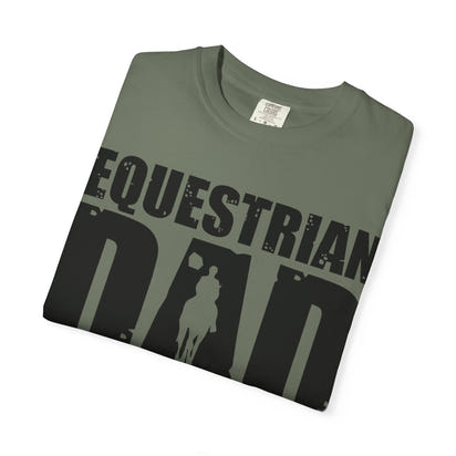 Camiseta para papá ecuestre, regalo único para el Día del Padre, regalo para amantes de los caballos, camiseta unisex informal, ropa para papá que monta a caballo