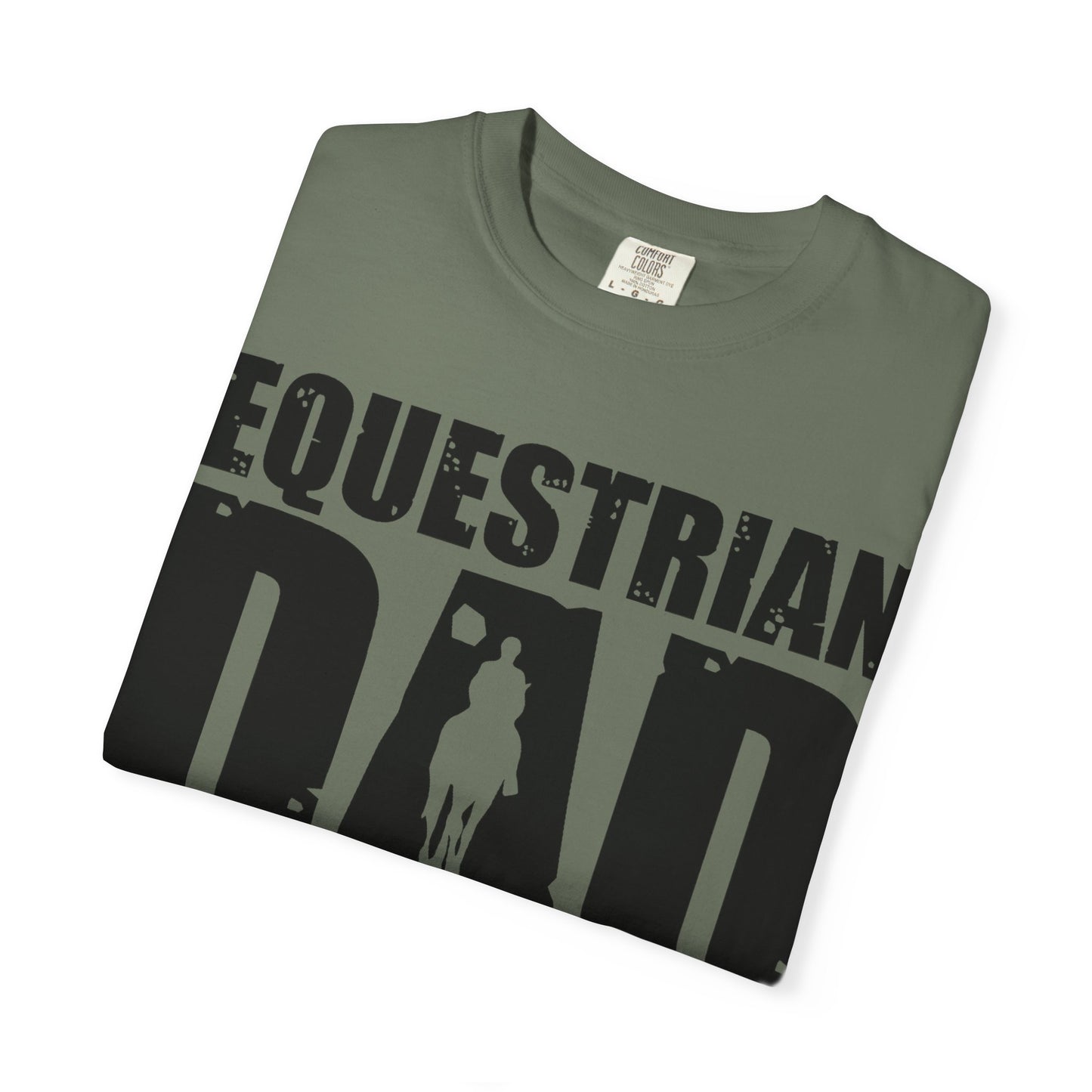 Camiseta para papá ecuestre, regalo único para el Día del Padre, regalo para amantes de los caballos, camiseta unisex informal, ropa para papá que monta a caballo