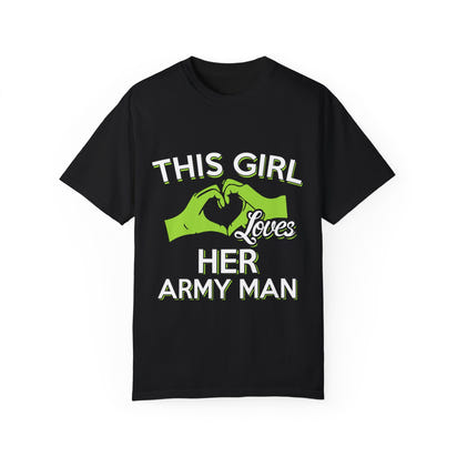 Militärisches Unisex-T-Shirt, stückgefärbt