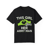 Militärisches Unisex-T-Shirt, stückgefärbt