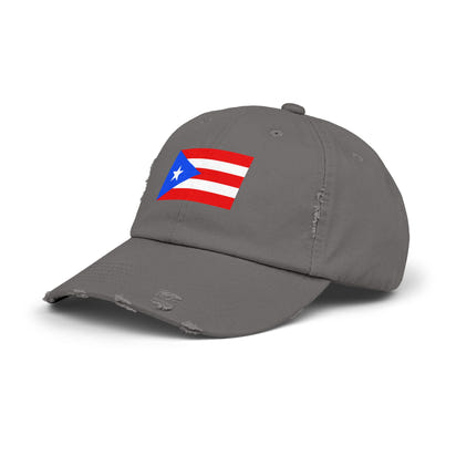 Puerto-Rico-Cap im Used-Look | Unisex-Cap | Lässige Sommermütze | Outdoor-Ausrüstung | Flaggenmütze | Perfektes Geschenk für die Feiertage