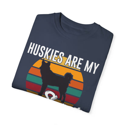 Camiseta unisex teñida en prenda