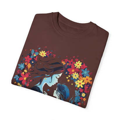 Camiseta unisex teñida con toque artístico (Madre)