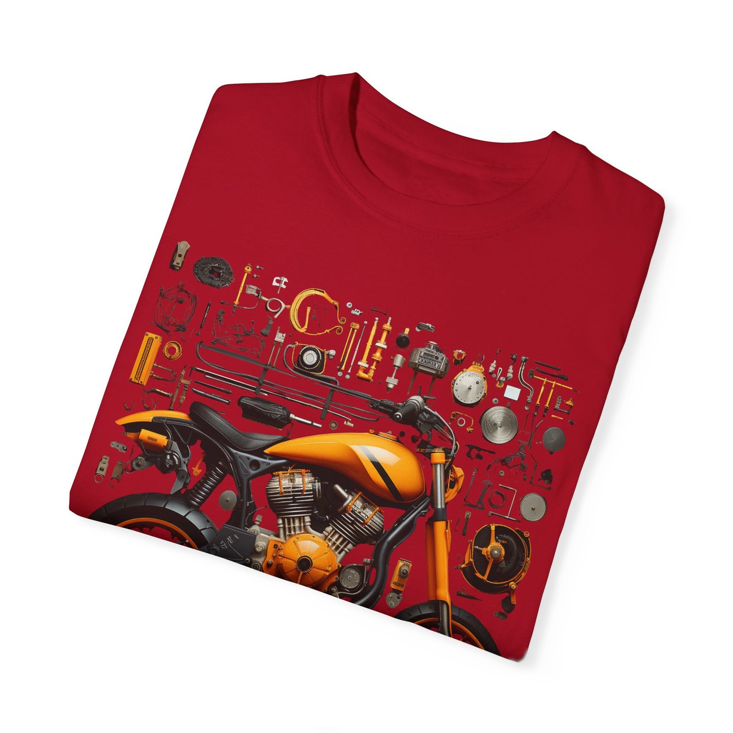 Artistic touch (Motorbike) Unisex Garment-Dyed T-shirt