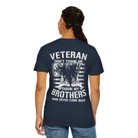 Military Unisex Garment-Dyed T-shirt