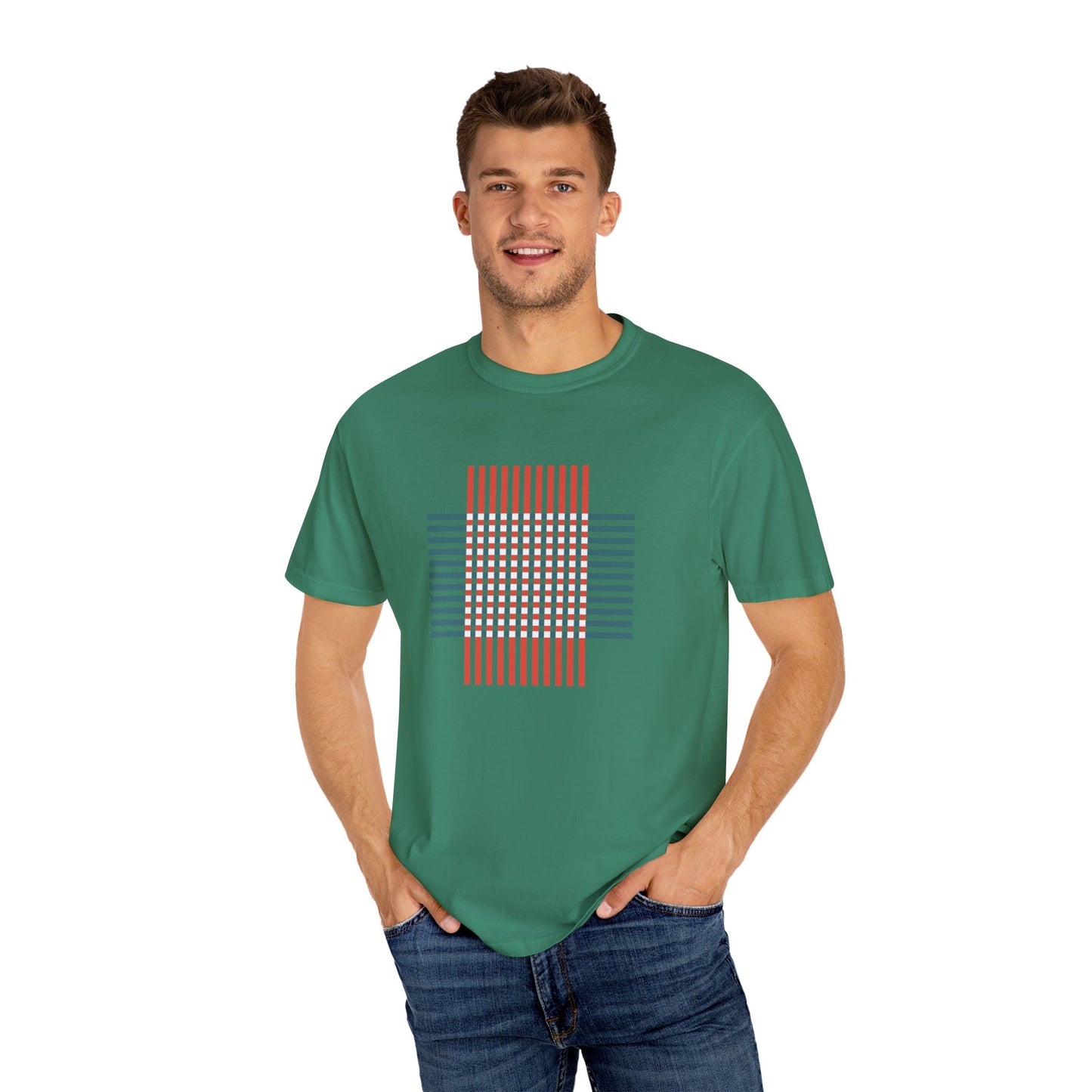 Geometry Unisex Garment-Dyed T-shirt