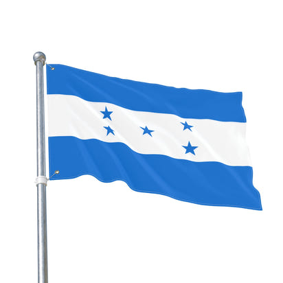 Bandera hondureña de doble cara, pancarta decorativa para exteriores, emblema nacional, decoración del hogar, regalos para celebraciones.