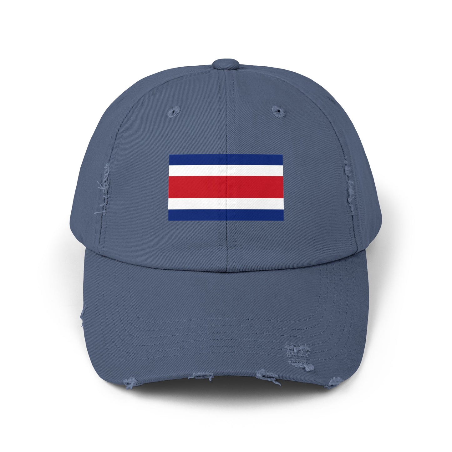 Retro-Cap mit Flaggenmotiv im Used-Look | Unisex-Cap mit Costa-Rica-Motiv – perfekt für Freizeit, Outdoor-Abenteuer, Sommerfeste, Reisen und als Geschenk für Sie und Ihn
