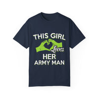 Militärisches Unisex-T-Shirt, stückgefärbt