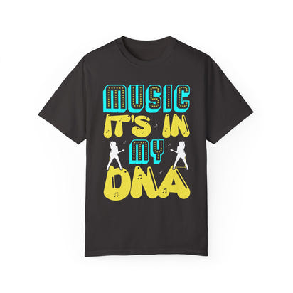 (Música)Camiseta unisex teñida en prenda