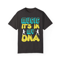 (Música)Camiseta unisex teñida en prenda