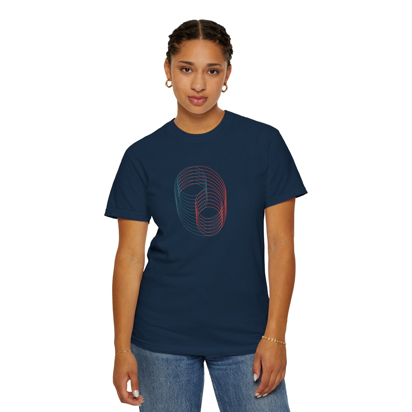 Geometry Unisex Garment-Dyed T-shirt