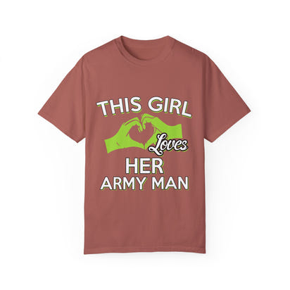 Militärisches Unisex-T-Shirt, stückgefärbt
